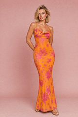 Vestido floral dois nu