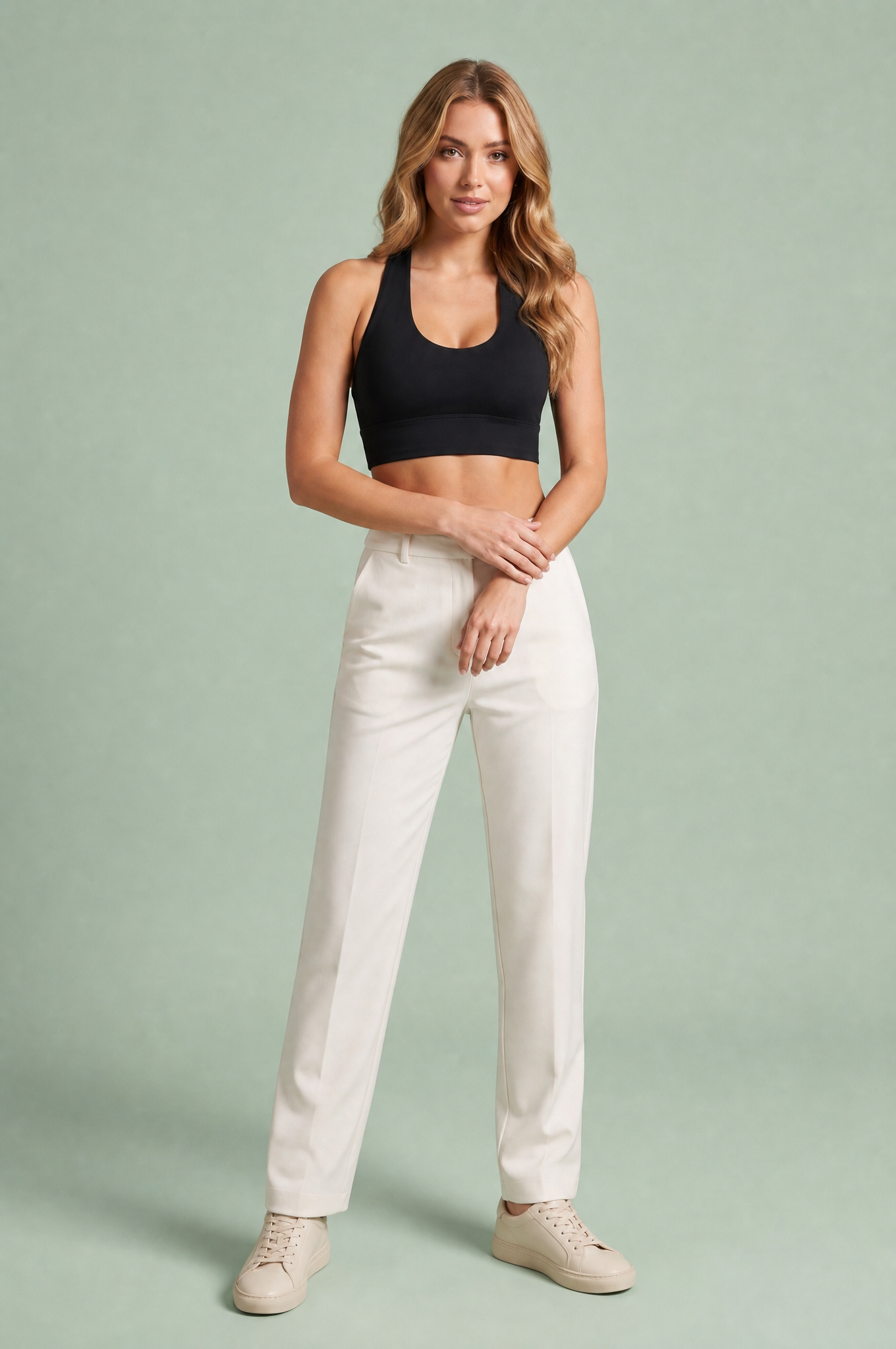 Brassière moulante dos nu | Variante Noir | Lounelle Paris