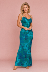 Vestido floral dois nu