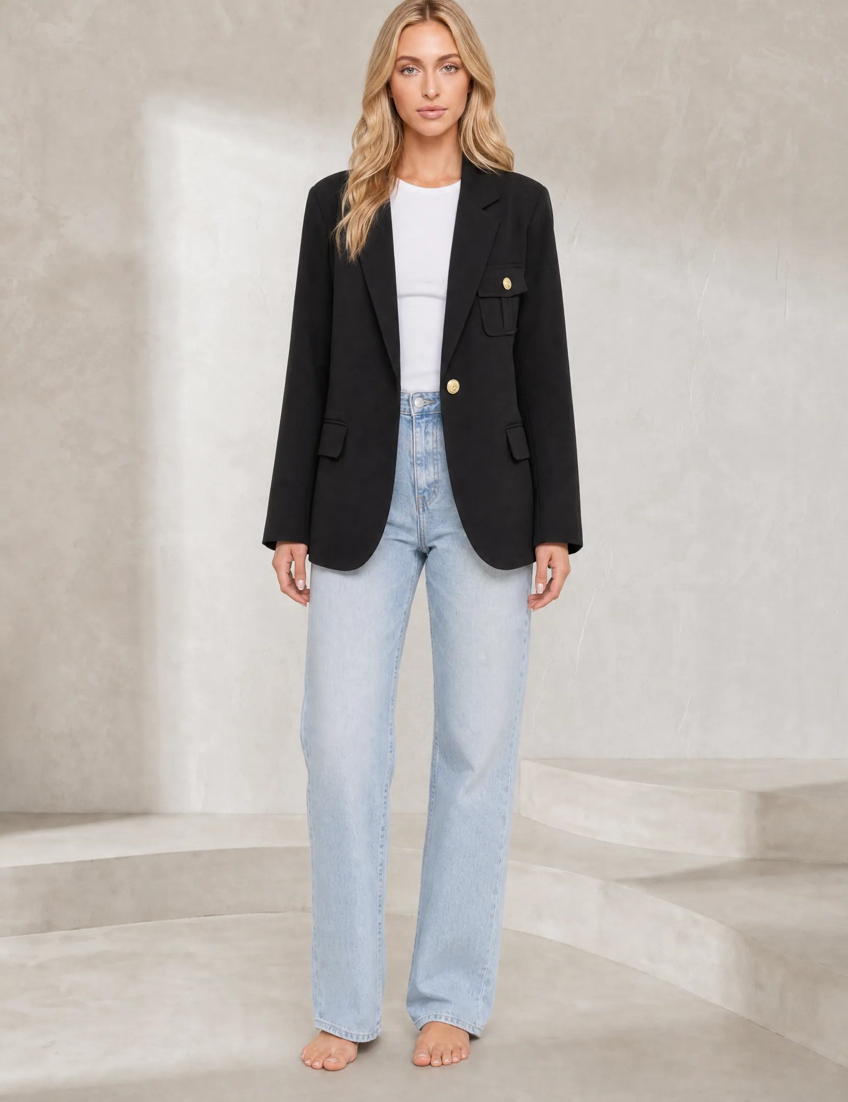 Blazer oversize double boutonné | Lounelle Paris