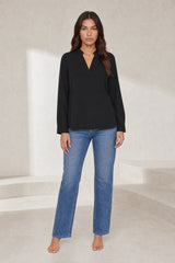 Blouse fluide col en V