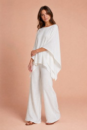 Ensemble ample encolure bateau | Vue de profil | Lounelle Paris