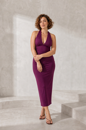 Ensemble jupe col halter | Porté sur une autre silhouette | Lounelle Paris
