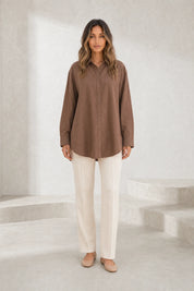 Chemise fluide à col chemise | Lounelle Paris