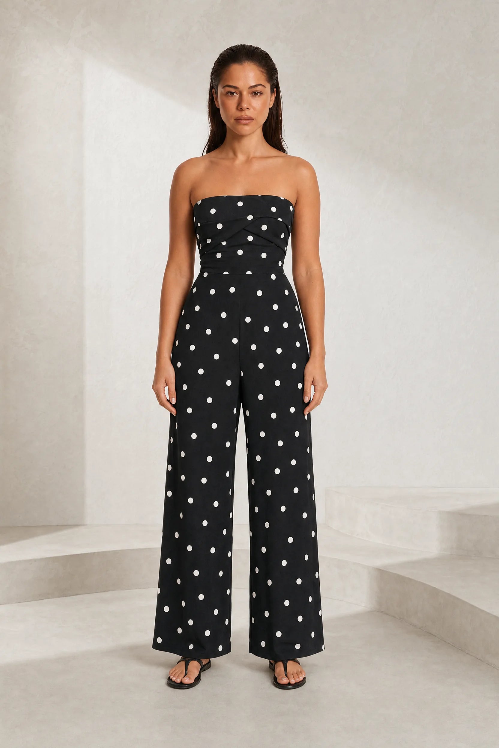 Combinaison bandeau à pois | Lounelle Paris