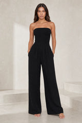 Combinaison bandeau jambes larges