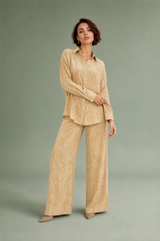 Conjunto amplo padrão jacquard