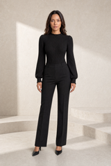 Body col volanté manches ballon