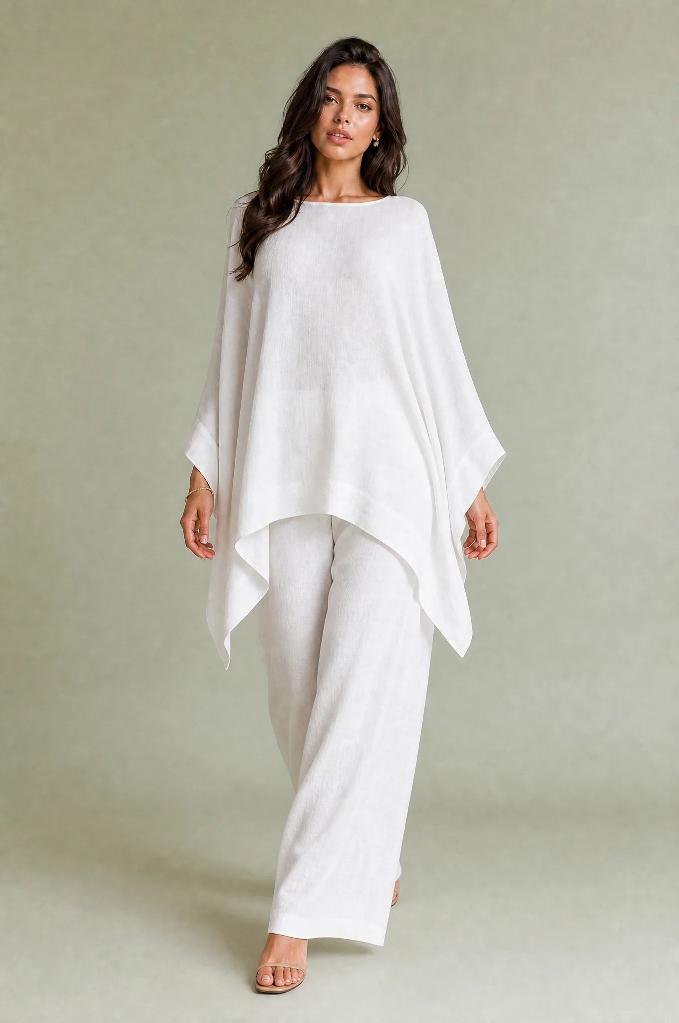 Ensemble ample col bateau | Vue en mouvement | Lounelle Paris
