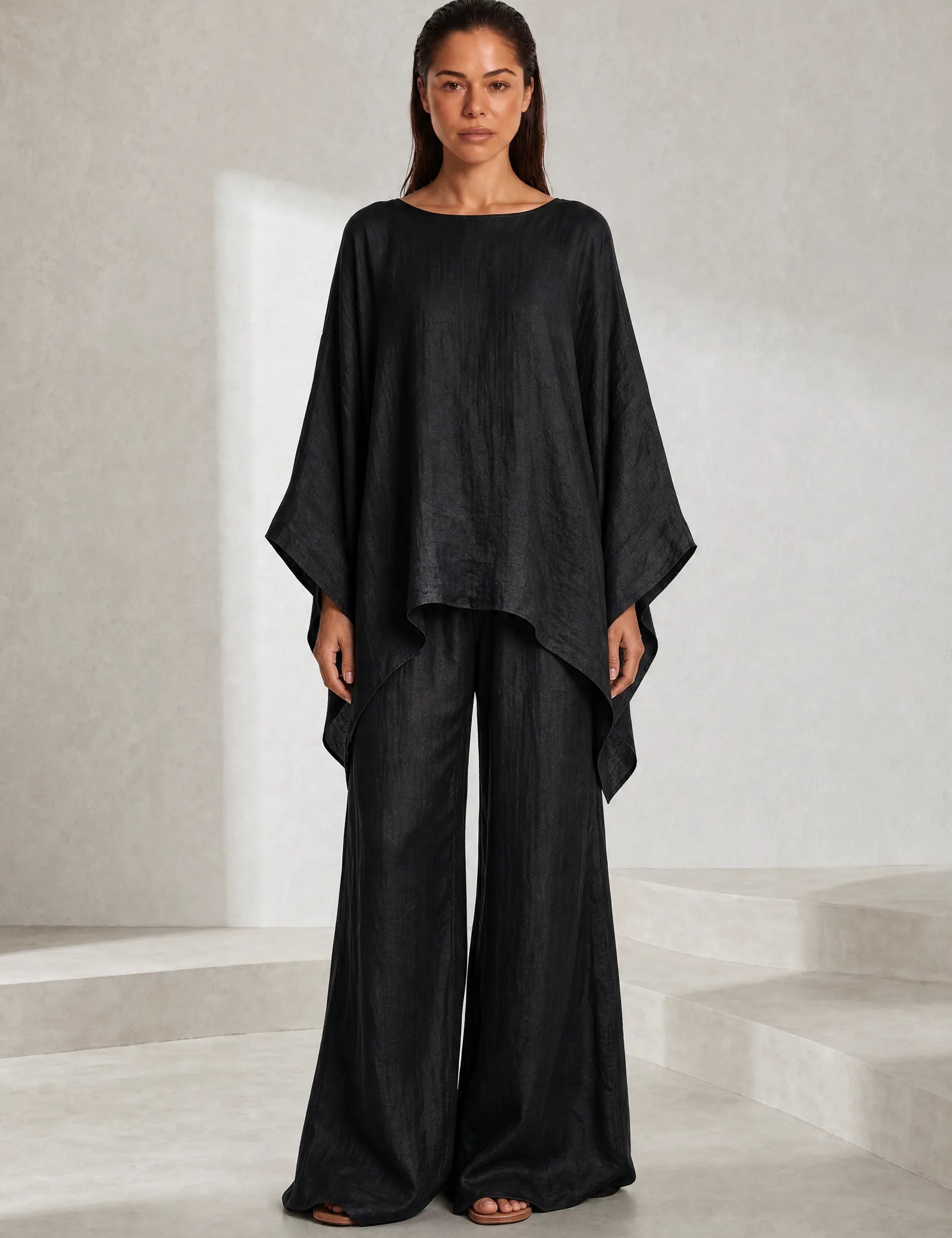 Ensemble ample encolure bateau | Lounelle Paris