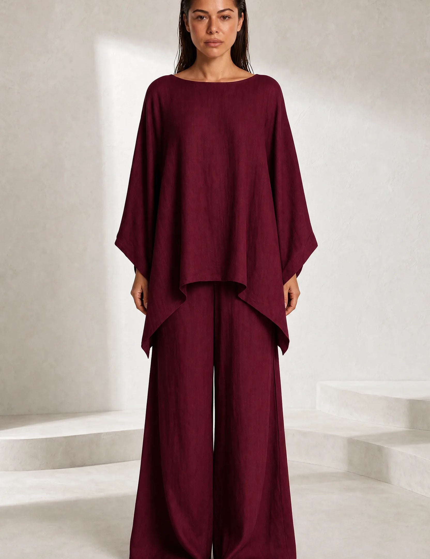 Ensemble ample encolure bateau | Lounelle Paris