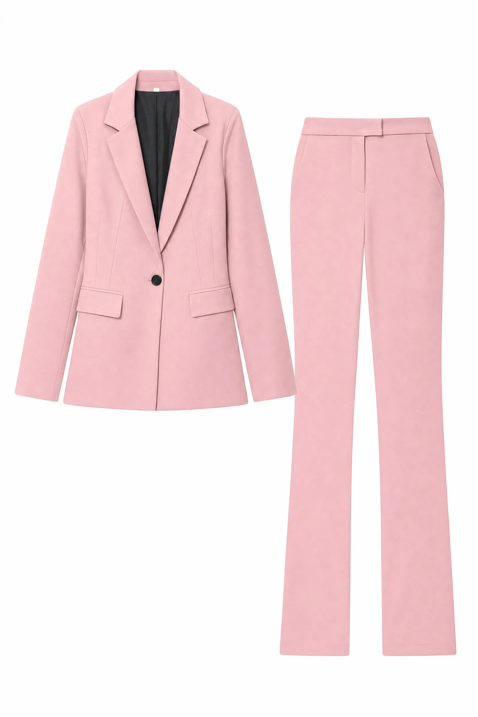 Ensemble blazer pantalon ajusté taille haute | Lounelle Paris