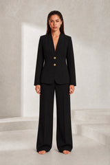 Ensemble blazer pantalon large