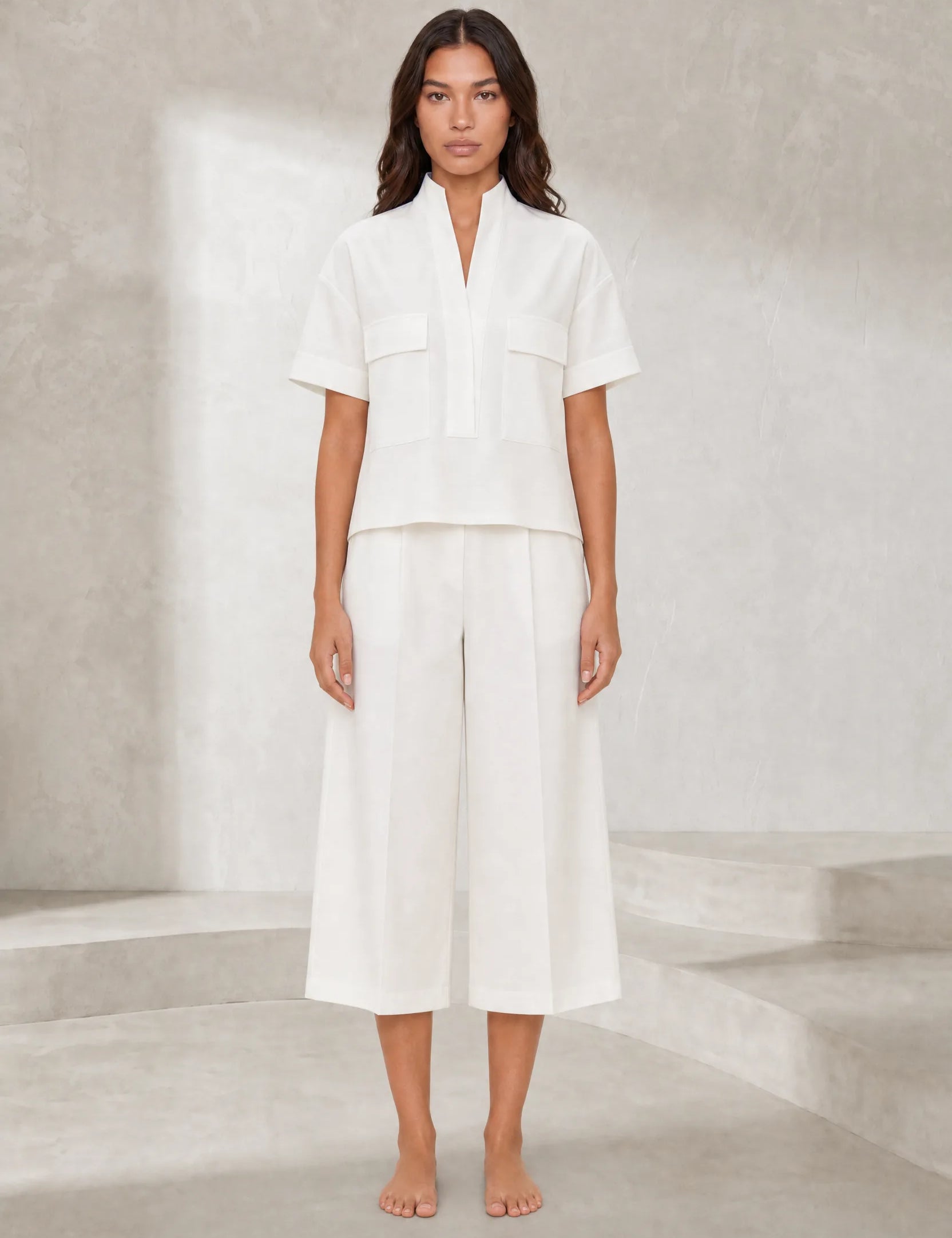 Ensemble deux pièces ample col V | Lounelle Paris