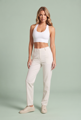 Brassière justa de costas nuas