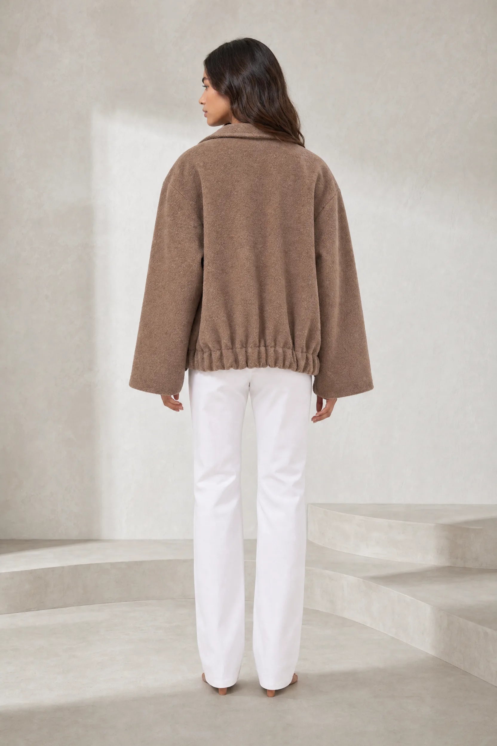 Manteau court ample à boutons | Lounelle Paris