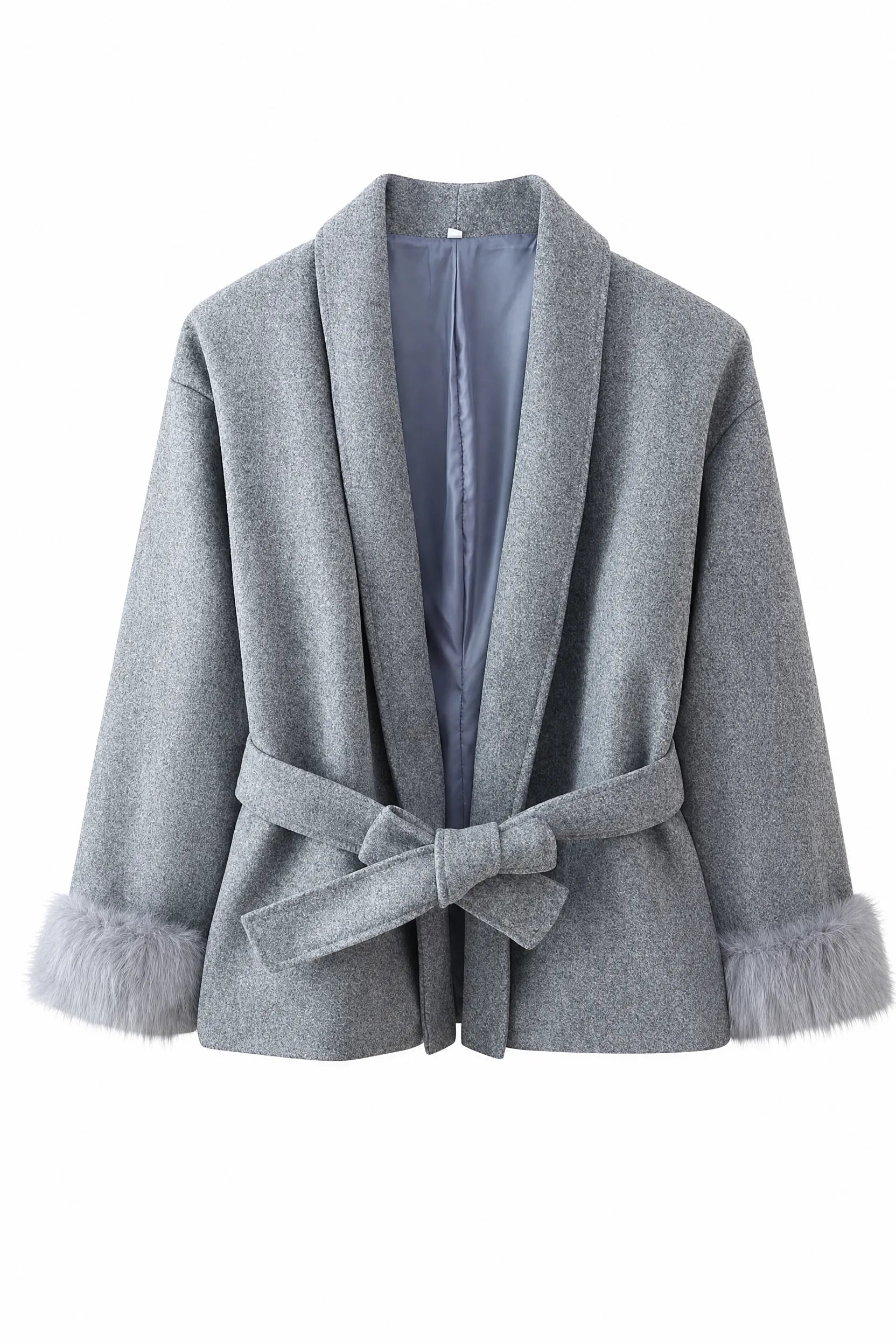 Manteau court ample col châle | Lounelle Paris