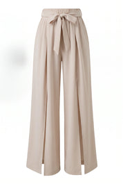 Pantalon large taille haute fendu | Lounelle Paris