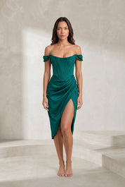 Robe bustier à fente haute | Lounelle Paris