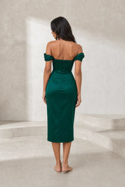 Robe bustier à fente haute | Lounelle Paris
