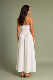 Robe bustier épaules dénudées | Vue de dos | Lounelle Paris