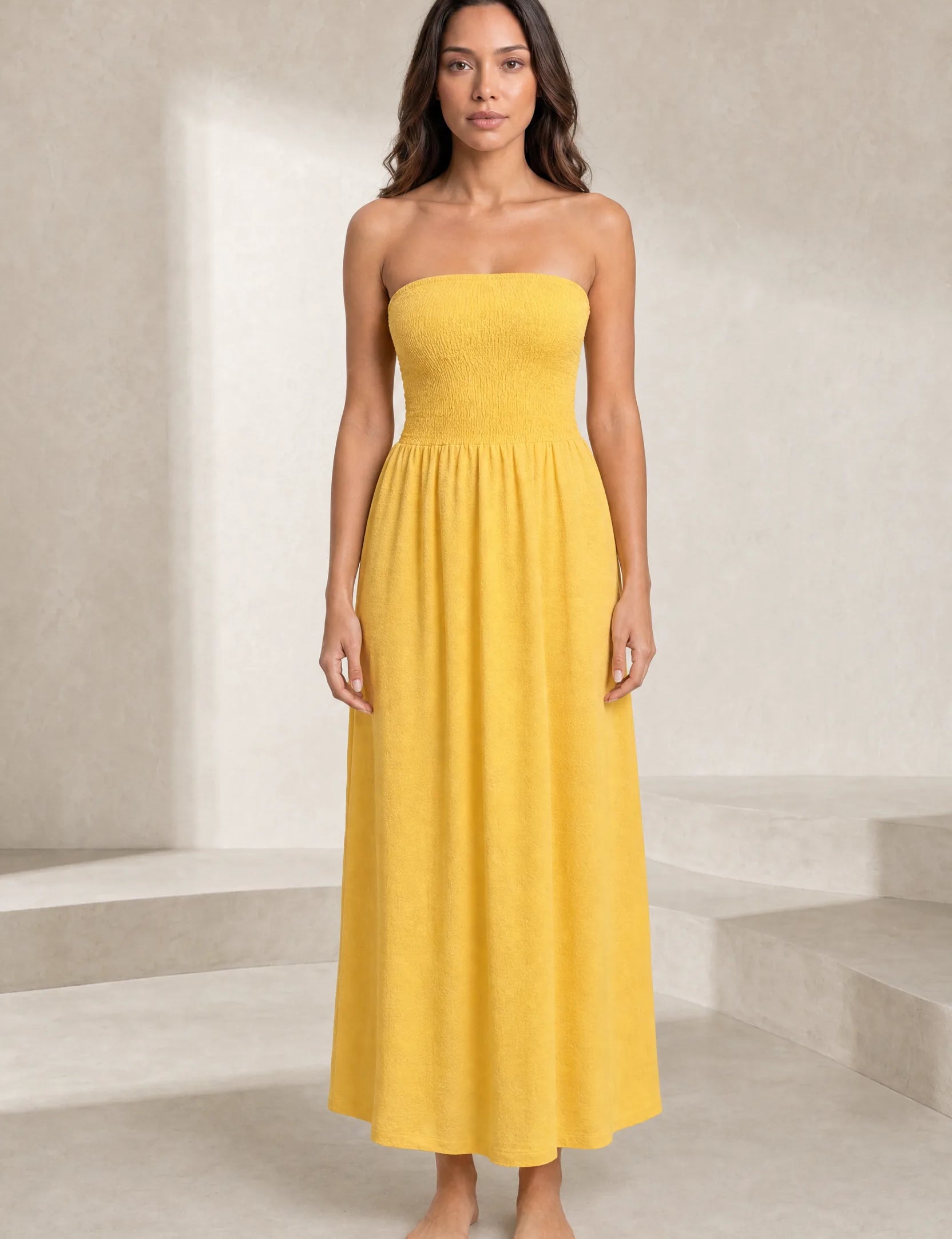 Robe bustier épaules dénudées | Lounelle Paris