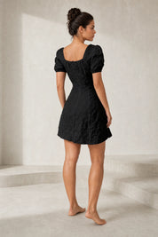 Robe col carré manches bouffantes | Lounelle Paris