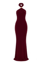 Robe longue ajustée col licou | Lounelle Paris