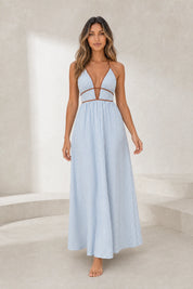 Robe longue col licou dos nu | Lounelle Paris