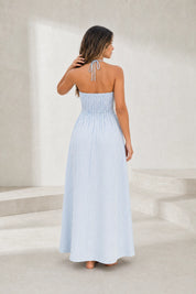 Robe longue col licou dos nu | Lounelle Paris