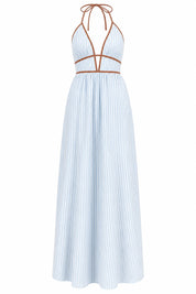 Robe longue col licou dos nu | Lounelle Paris