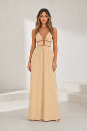 Robe longue col licou dos nu | Lounelle Paris
