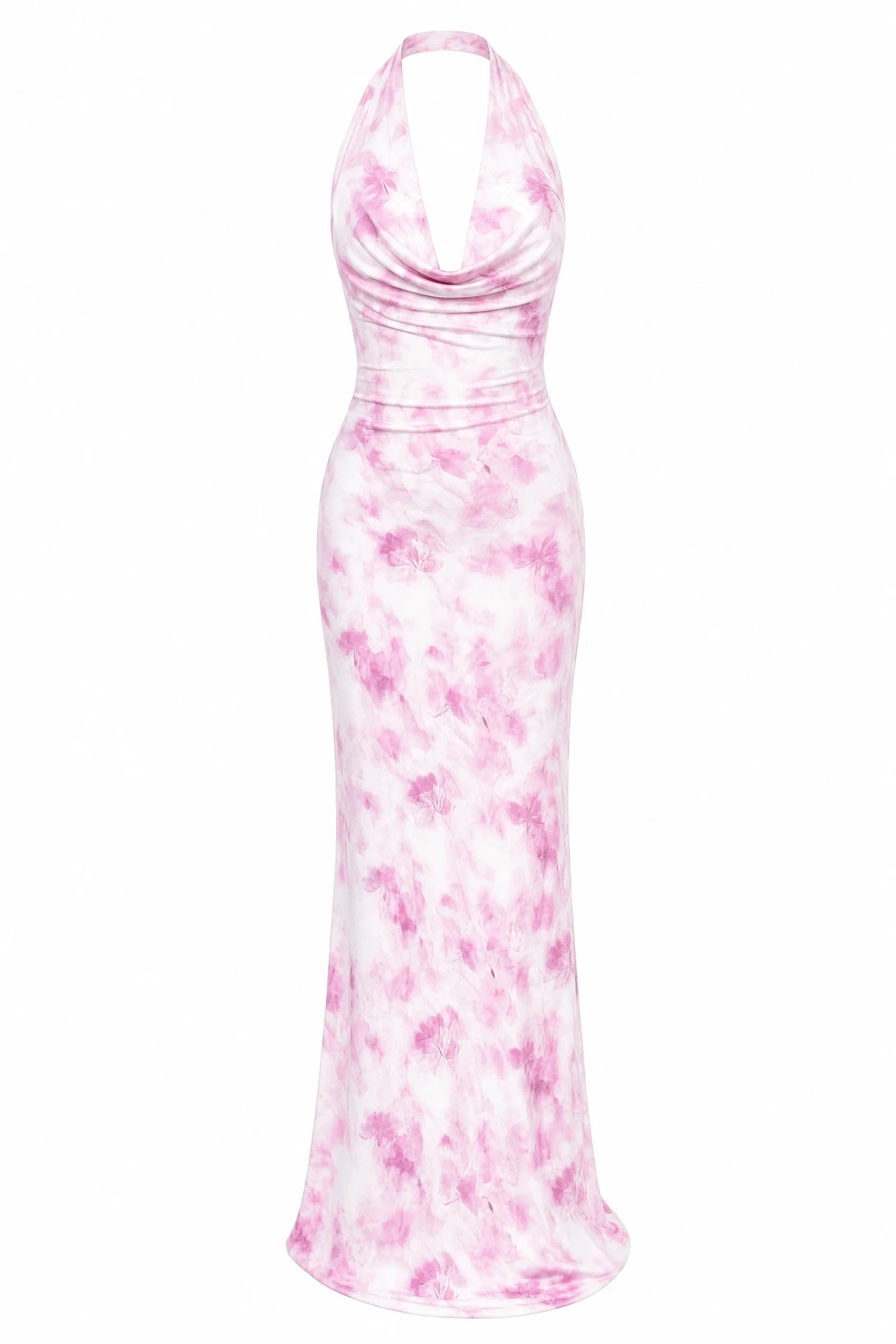 Robe longue dos nu imprimée | Lounelle Paris