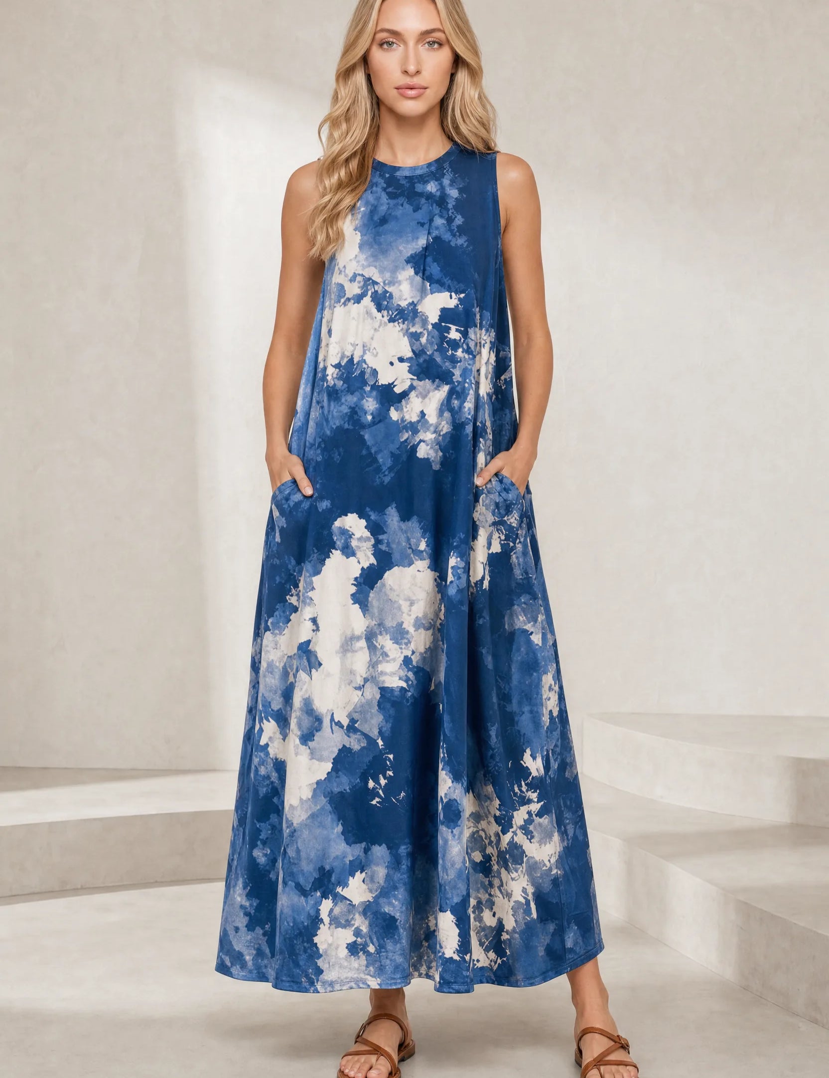 Robe longue tie-dye | Lounelle Paris