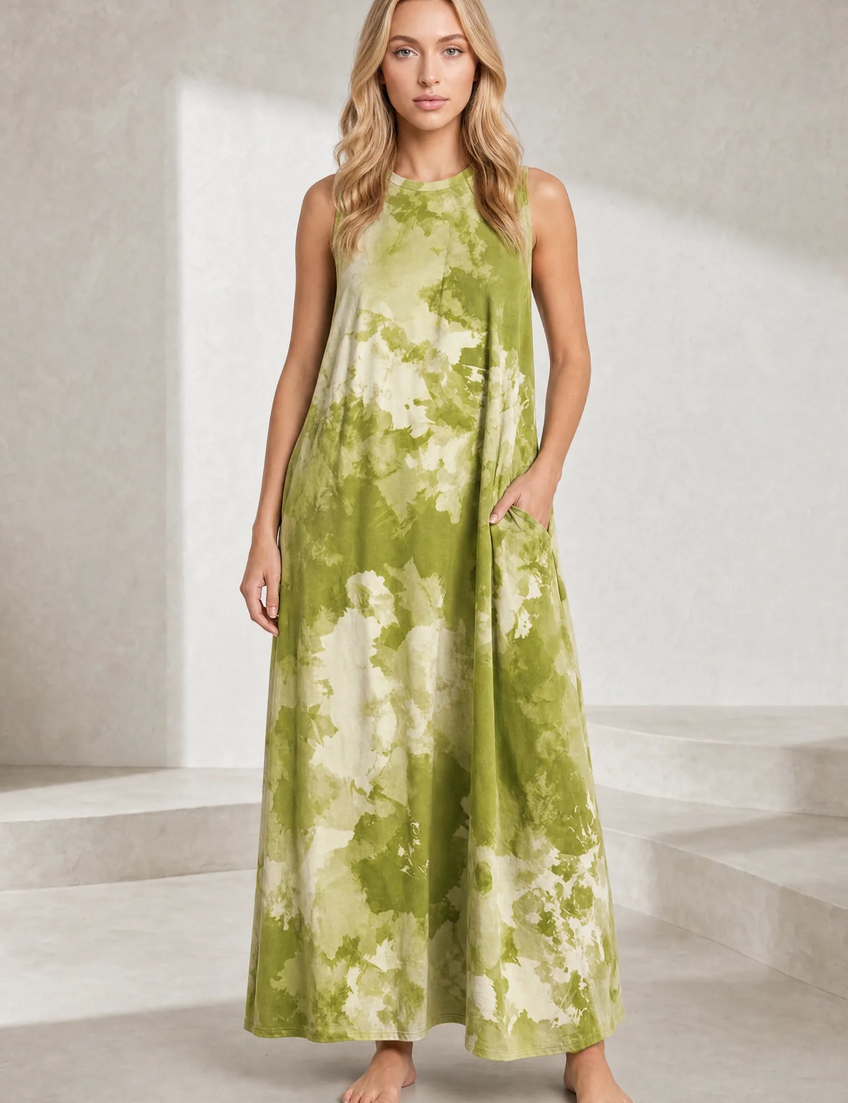 Robe longue tie-dye | Lounelle Paris