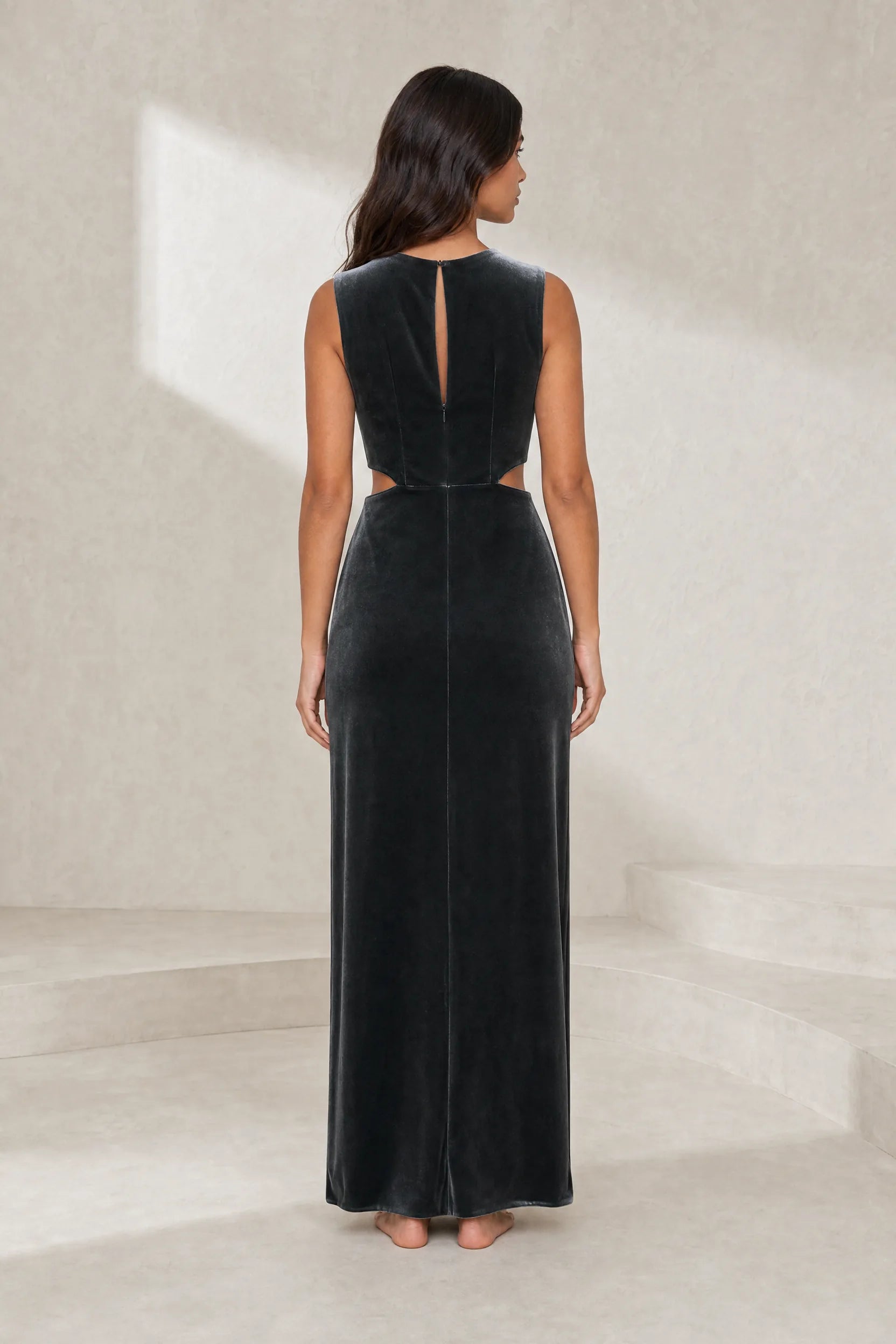 Robe velours sans manches | Lounelle Paris
