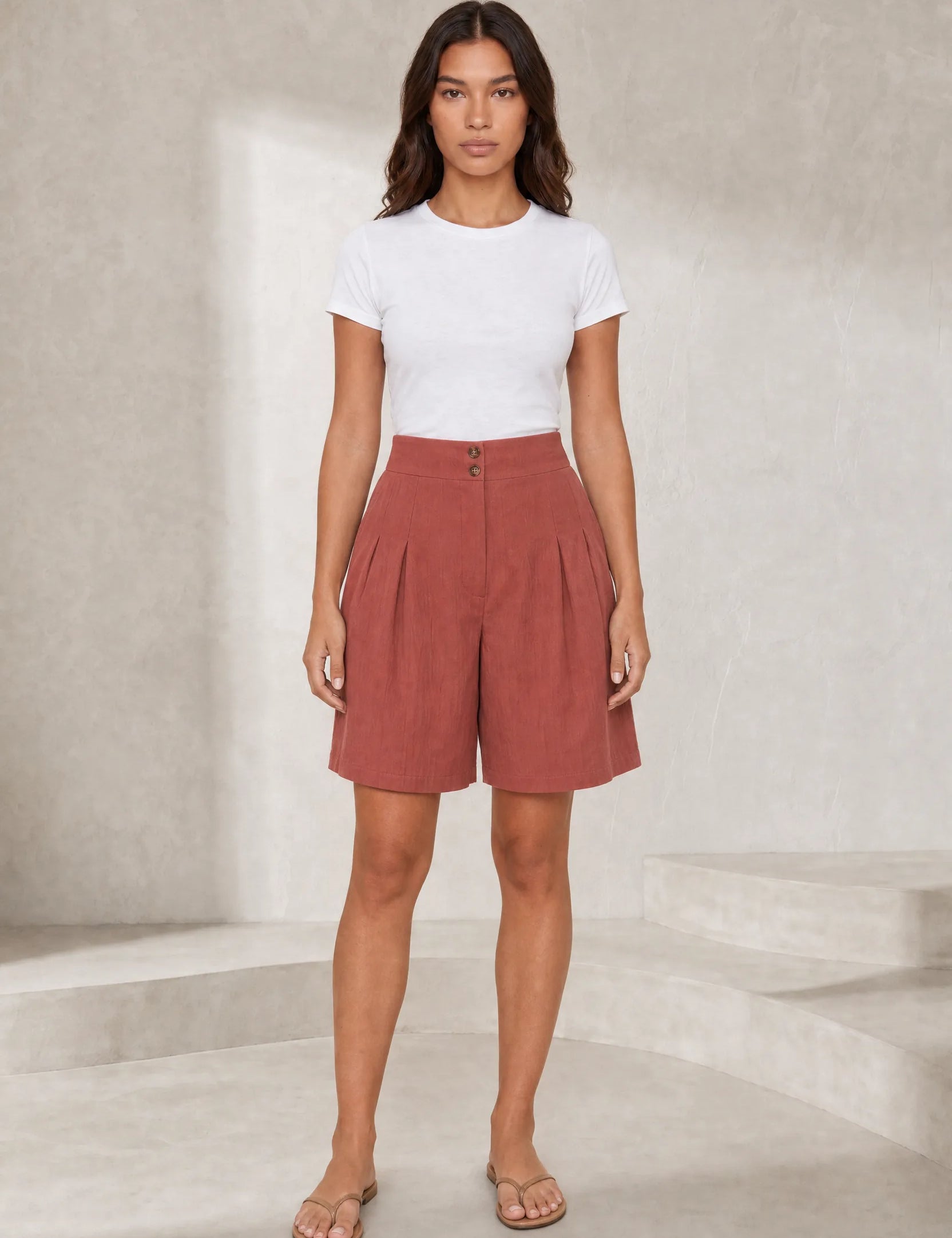 Short plissé taille haute | Lounelle Paris