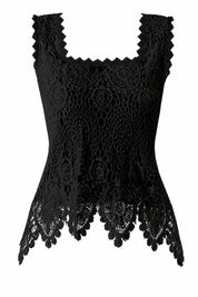 Top en dentelle encolure carrée | Lounelle Paris